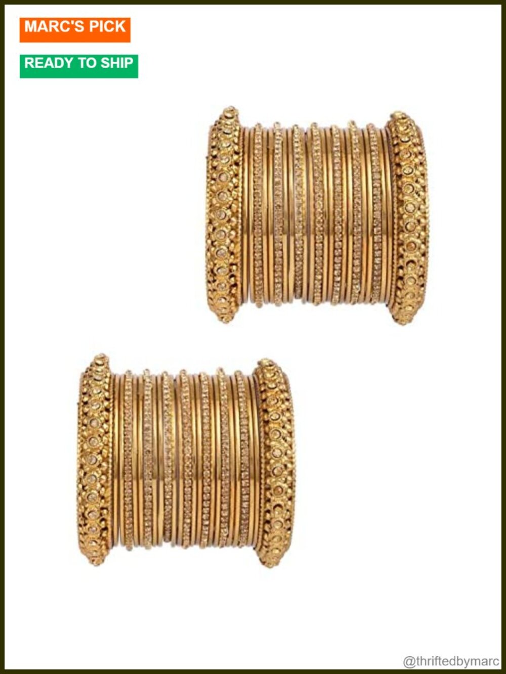 Indian Oxidized Bangle Set Crystal Bracelets Boho Ethnic 50 Piece